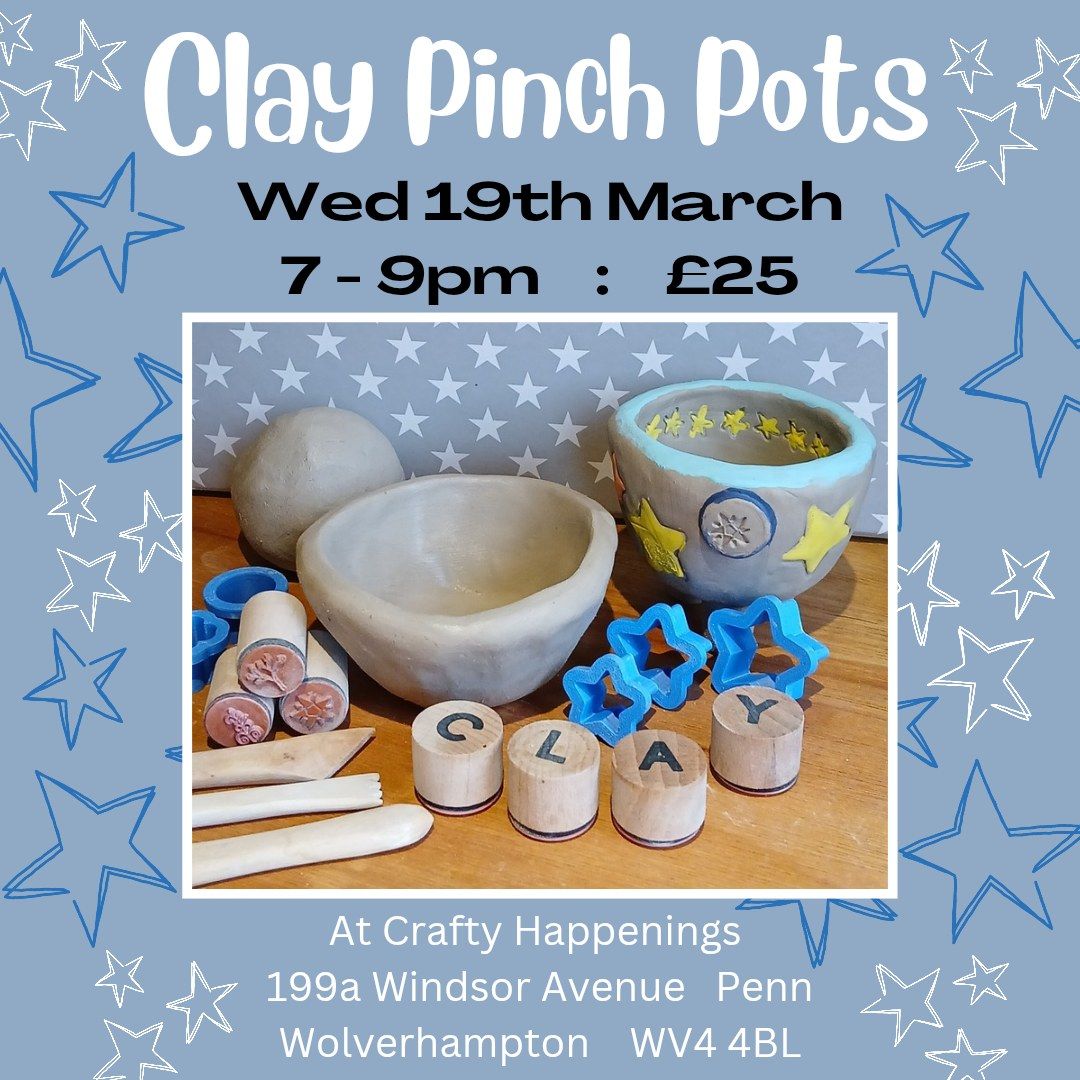 Clay Pinch Pots