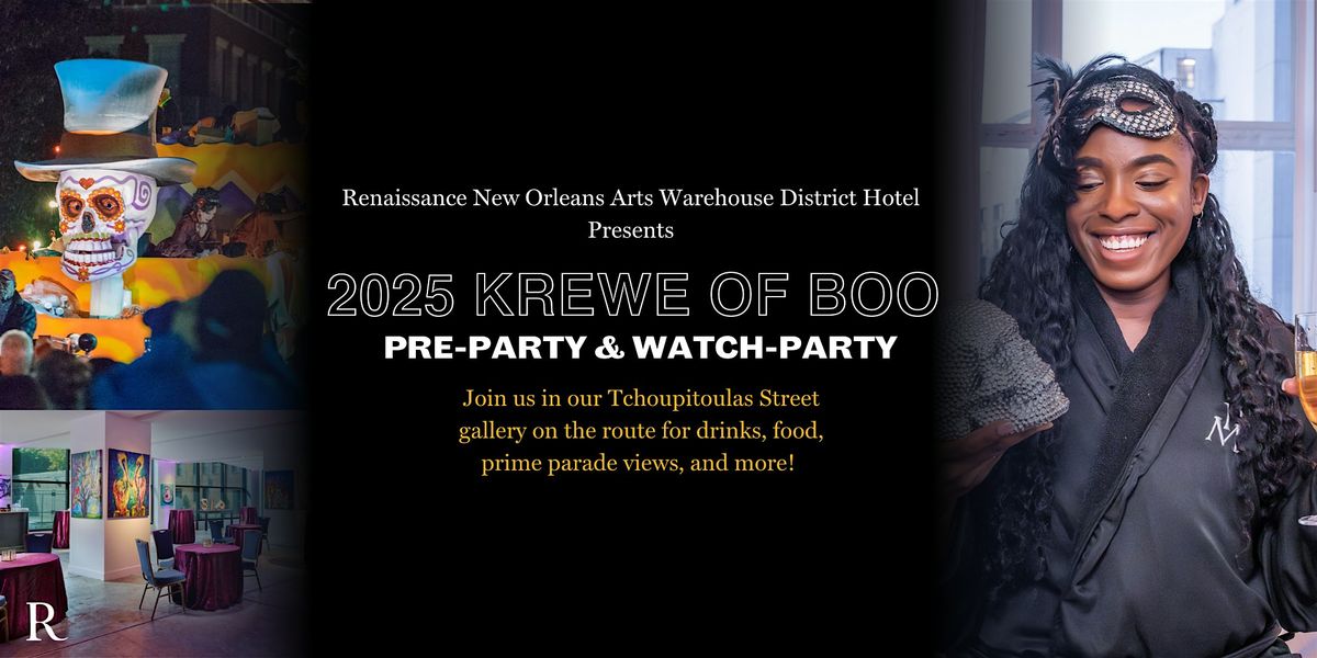 Krewe of Boo Pre-Party & Watch Party