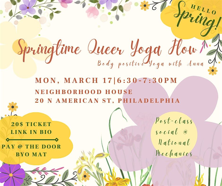 Springtime Queer Yoga Flow Body Positive Yoga w\/ Anna