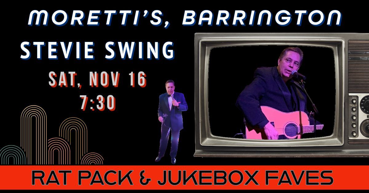 Stevie Swing Live At Moretti's Barrington