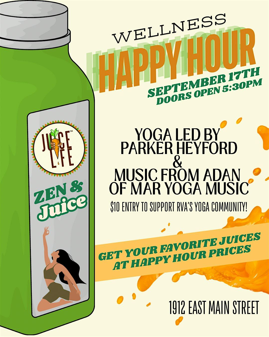 Zen & Juice: Wellness Happy Hour!