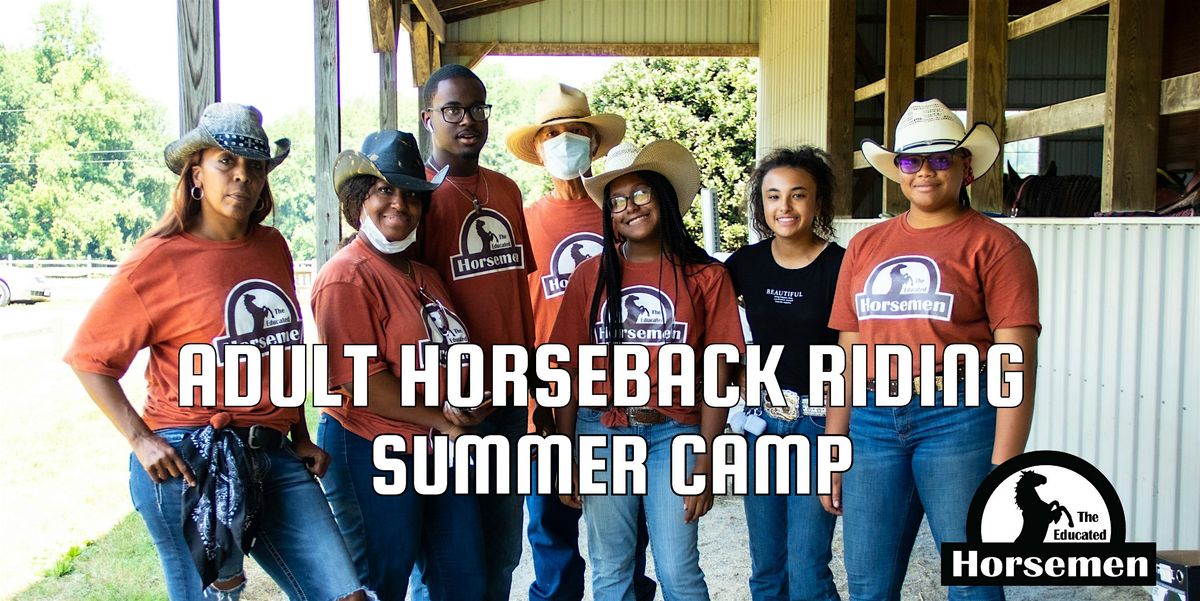 Adult Horseback Riding Summer Camp