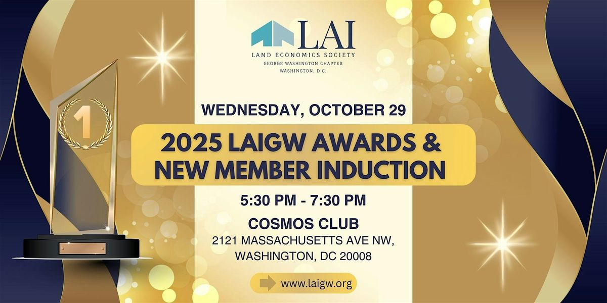 2025 LAIGW New Member Investiture and Awards Ceremony