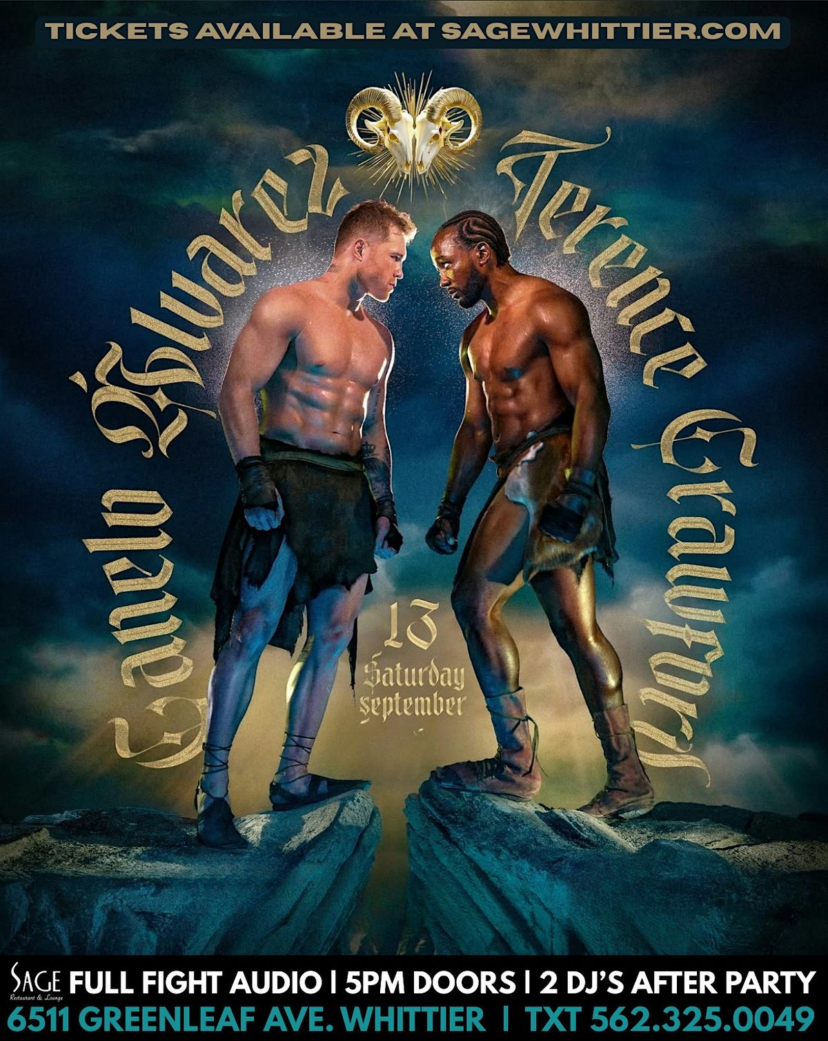 Canelo Vs Crawford Watch Party at Sage Whittier