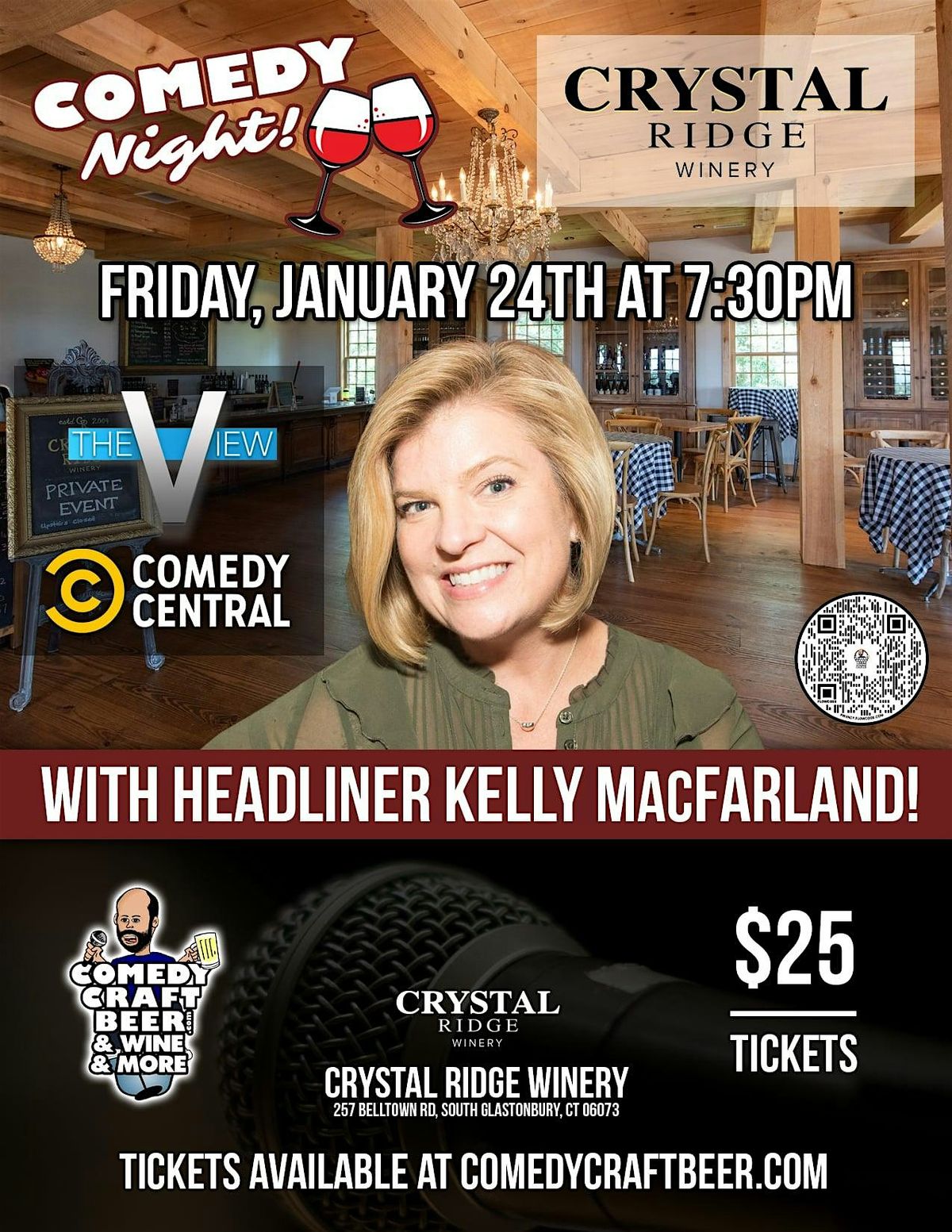 Comedy Night at Crystal Ridge Winery