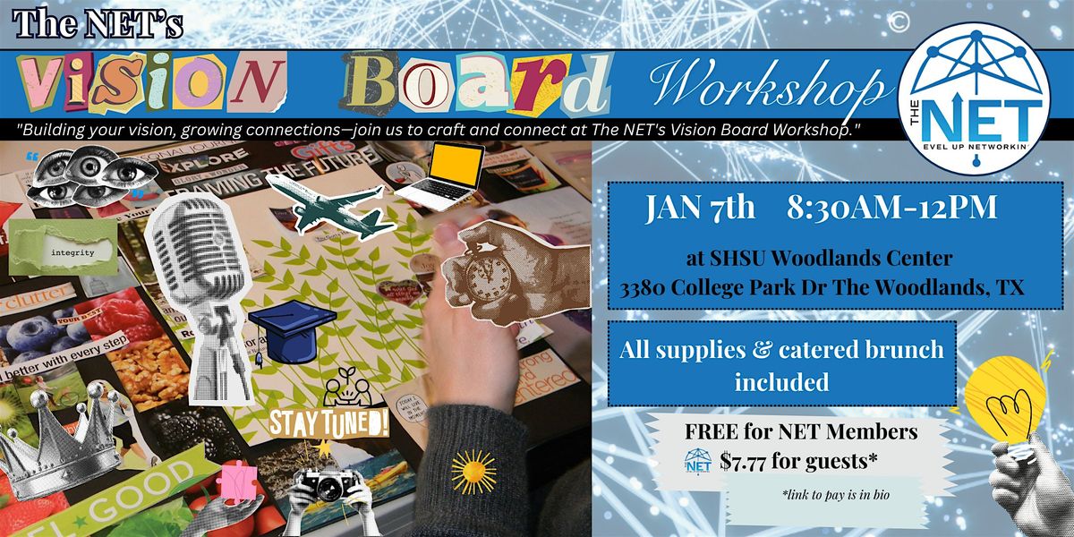 The NET's Vision Board Workshop