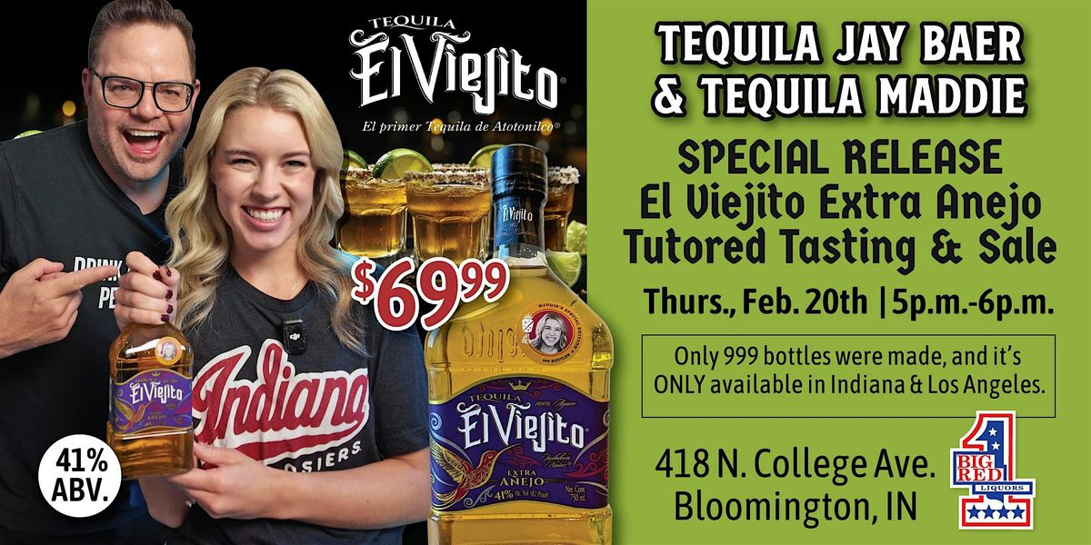 Tequila Jay Baer & Tequila Maddie SPECIAL RELEASE Extra Anejo Tutored Tasti