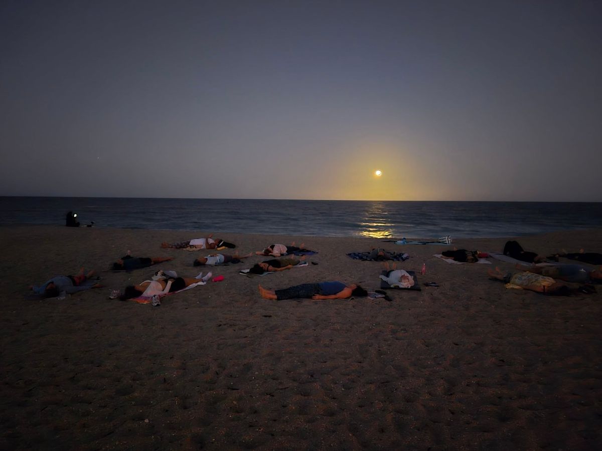 Full Moon Beach Yoga