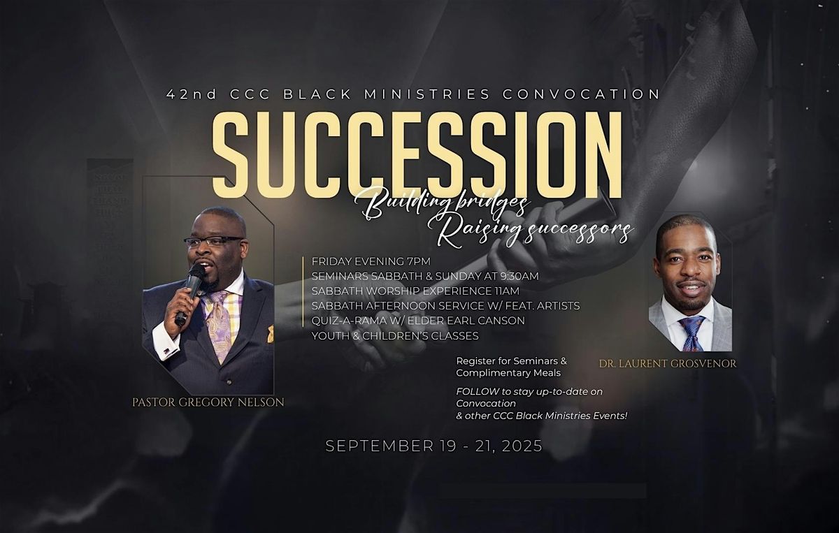 42nd CCC BLACK MINISTRIES CONVOCATION, 2025