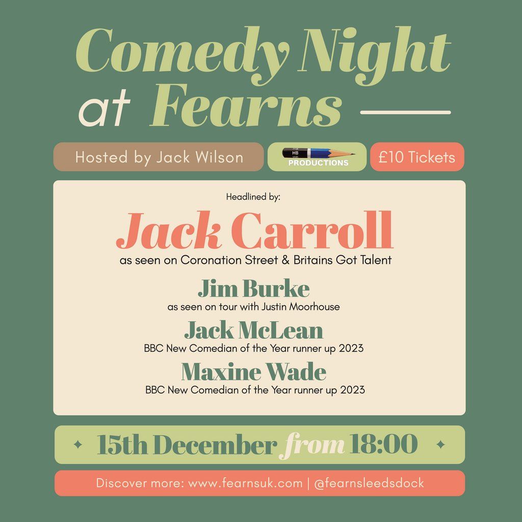 Christmas Comedy At Fearns