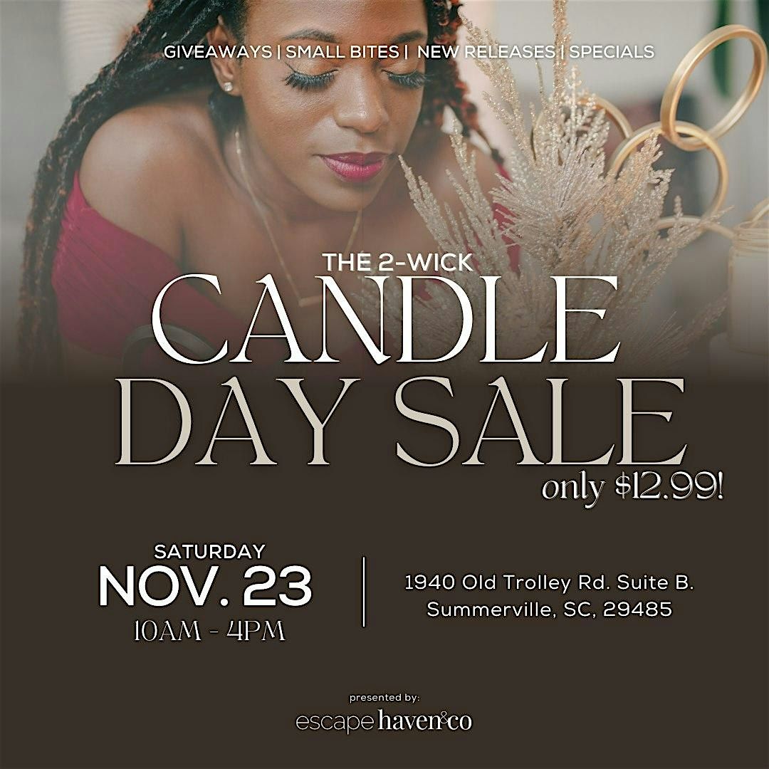 2-WICK CANDLE DAY SALE by Escape Haven & Co.