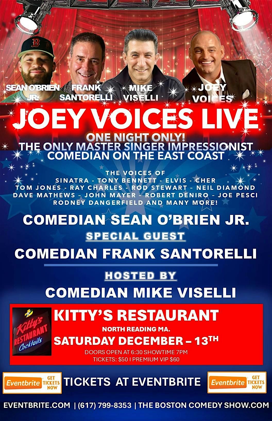 JOEY VOICES WITH COMEDIANS SEAN O'BRIEN JR, FRANK SANTORELLI & MIKE VISELLI