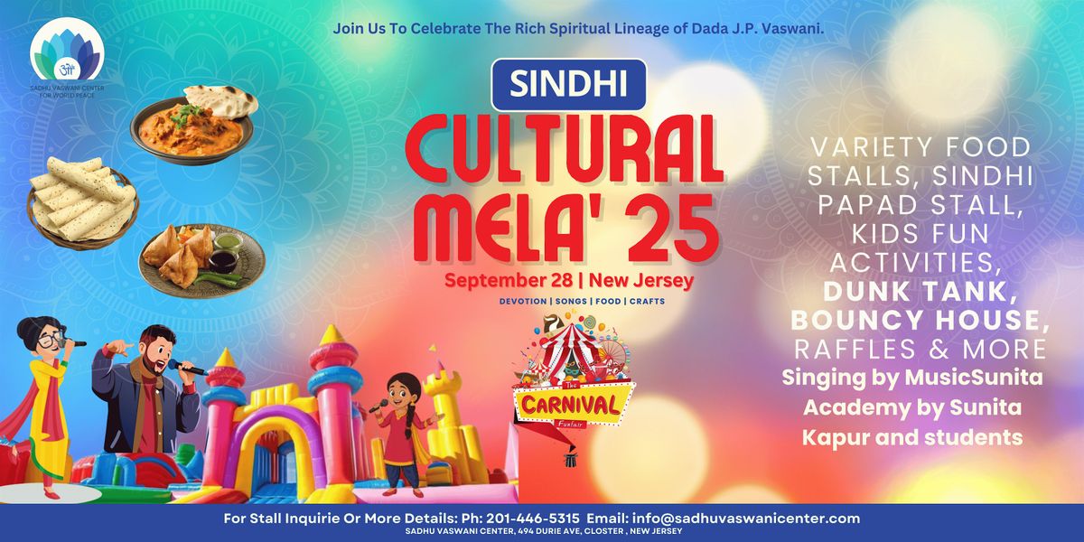 Sindhi Cultural Mela Carnival \u201925 \u2013 New Jersey