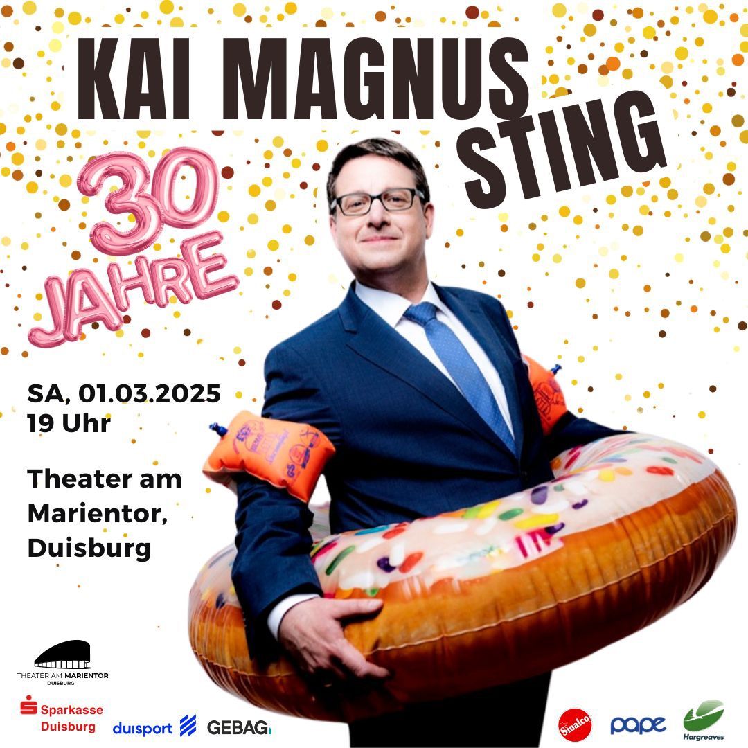 30 Jahre B\u00fchnenjubil\u00e4um KAI MAGNUS STING