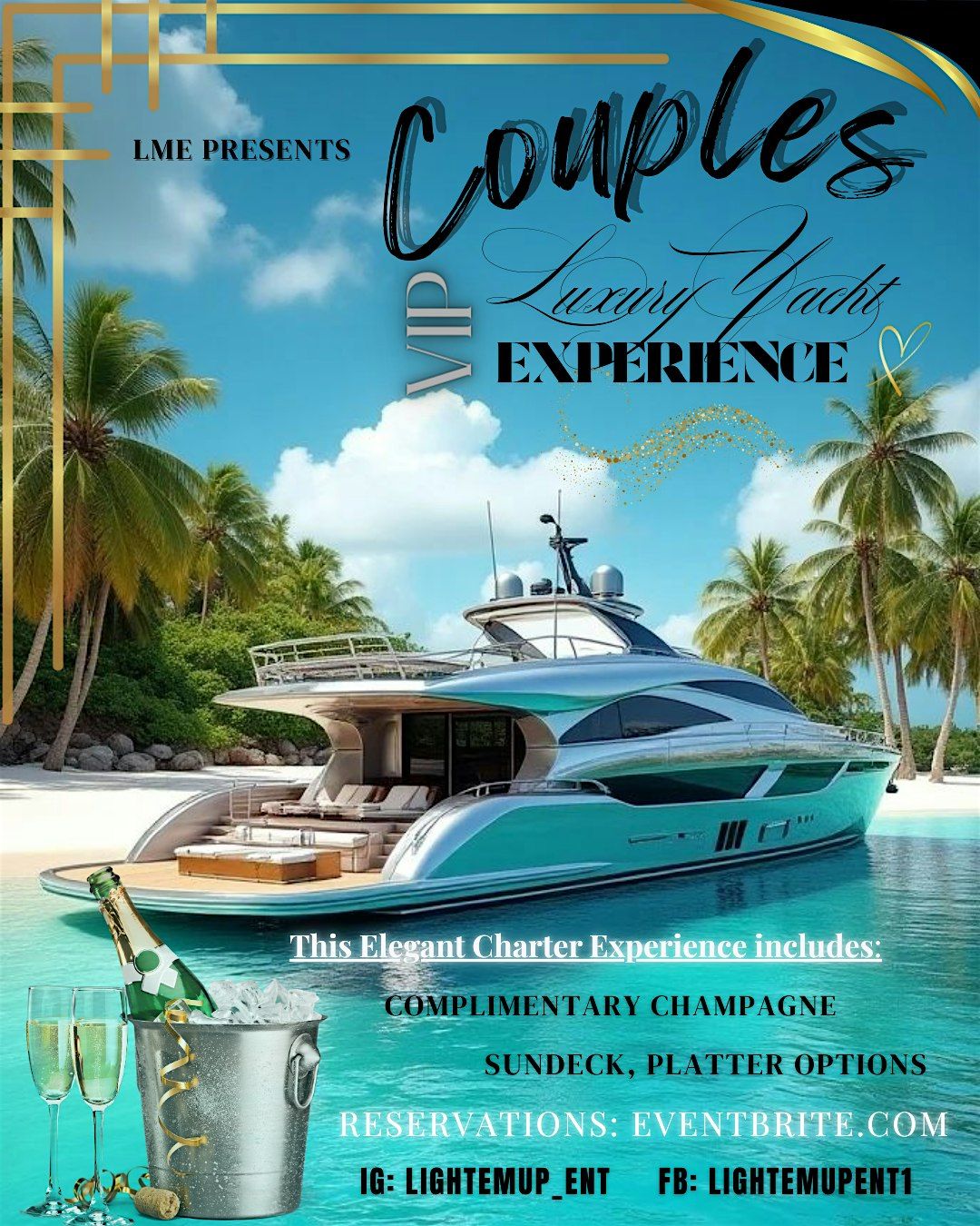 Couples VIP Luxury Yacht Experience