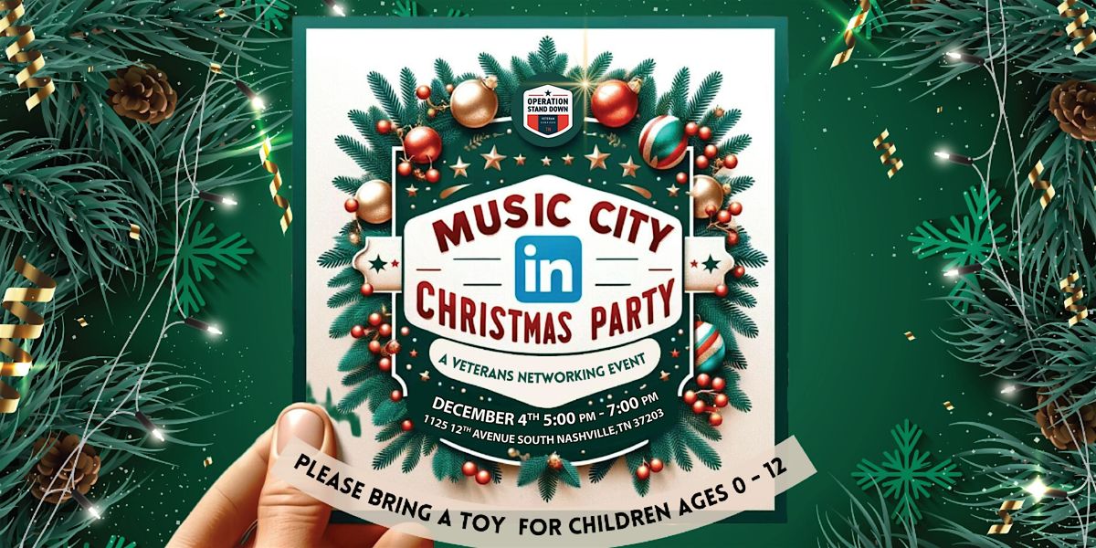 #LinkedInMusicCity Christmas Party