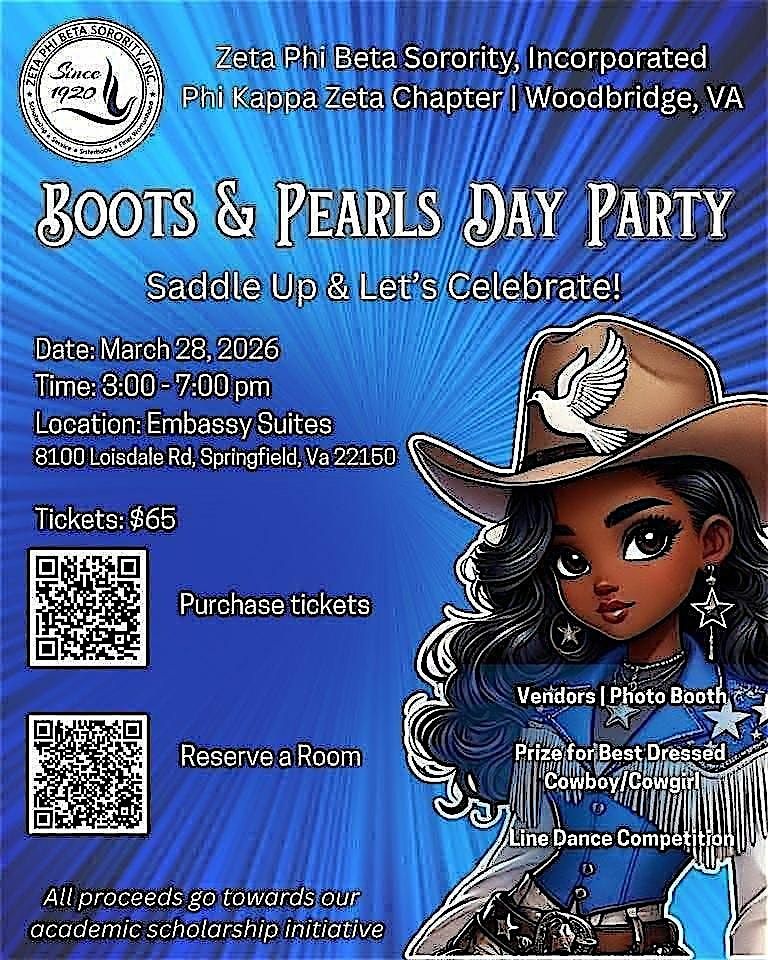 Boots & Pearls Day Party
