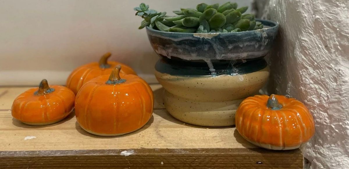 Make a pumpkin workshop with The Clay Academy 