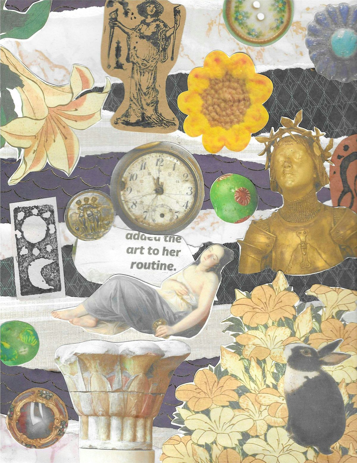 'Women and Myth' Mixed-Media Collage Art\u00a0Workshop