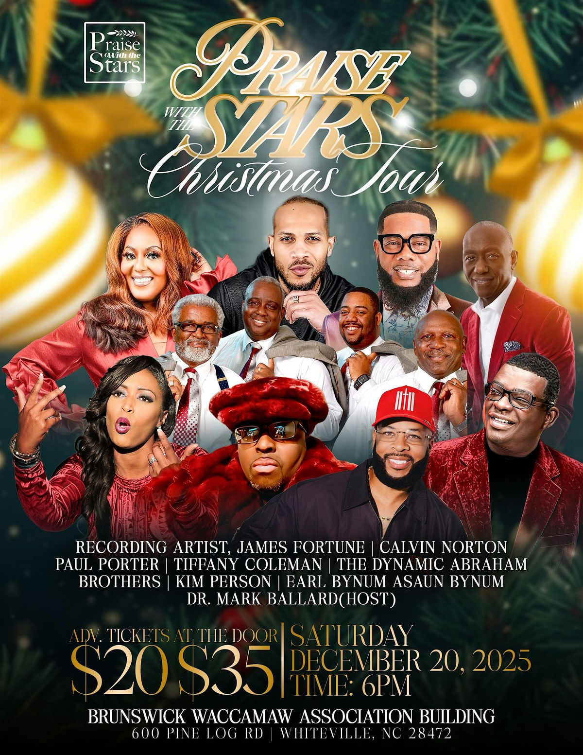 Praise The Stars Christmas Tour Whiteville NC