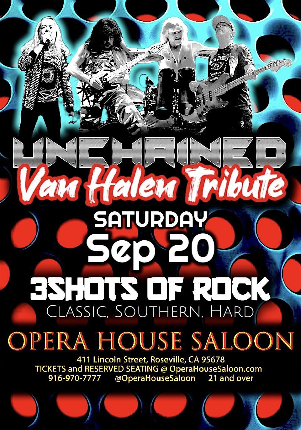 Unchained & 3 Shots of Rock Opening