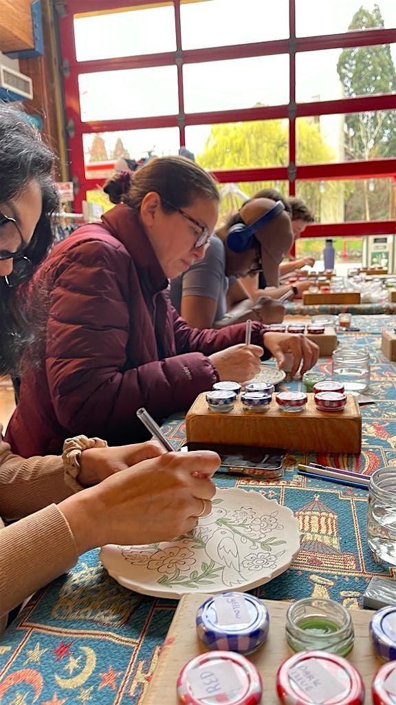 Traditional Turkish Ceramic Painting Workshop