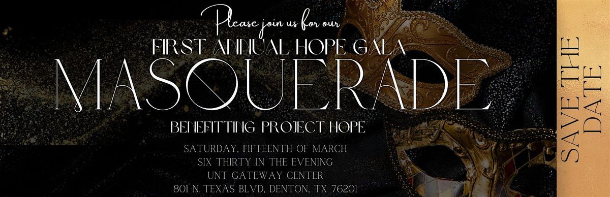 Project Hope Fundraising Gala: Masquerade