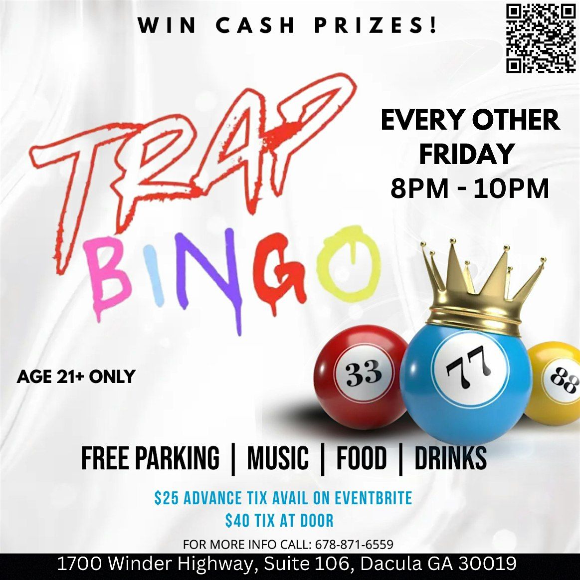 TRAP BINGO (Gwinnett)