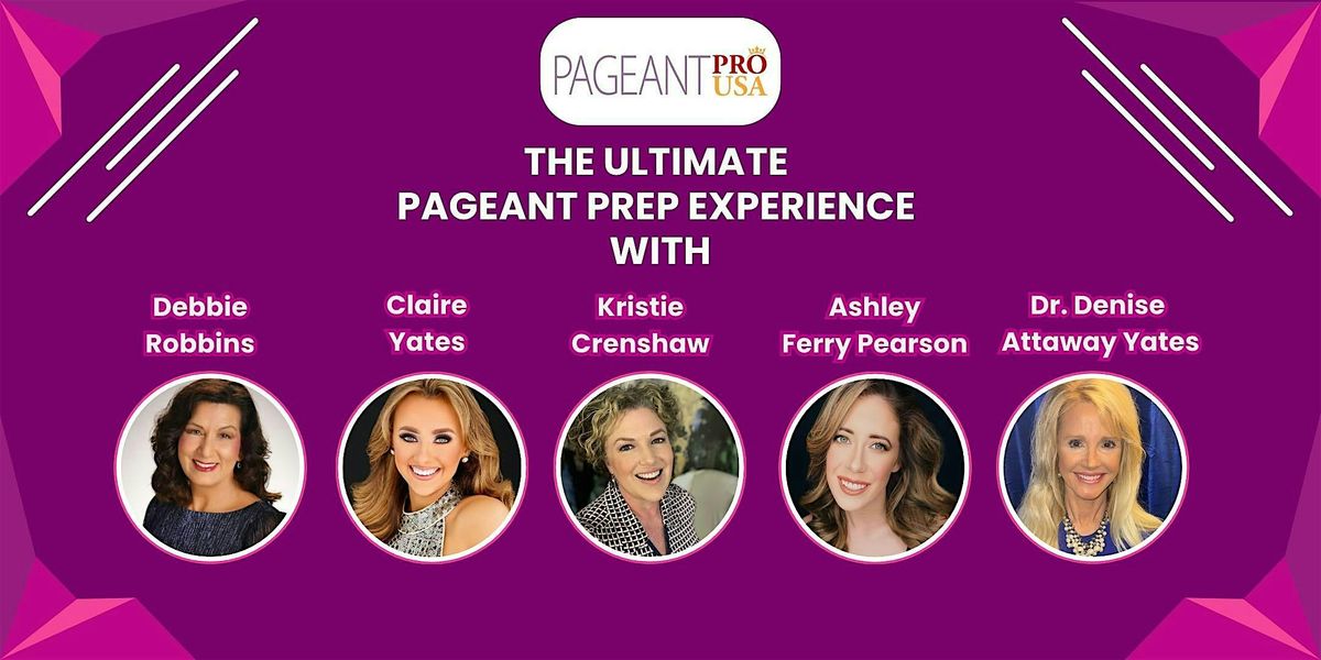Event Program In Pageant Event Pageant PRO USA Ultimate Pageant Prep Experience, 2516 Plantside Dr ...