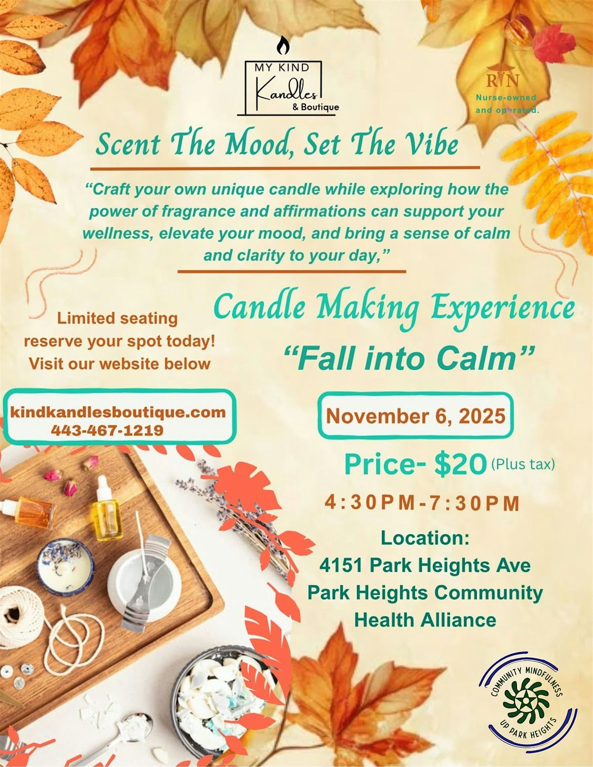 Mindful Candle Making Experience