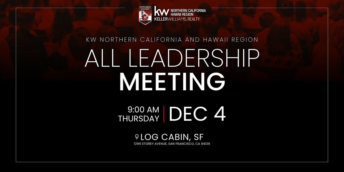 Regional Leadership Meeting - December 2025
