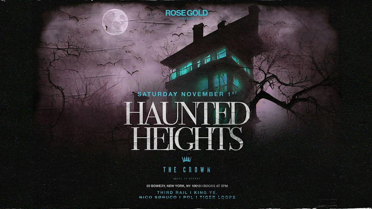 Haunted Heights at Crown Rooftop - 11\/1