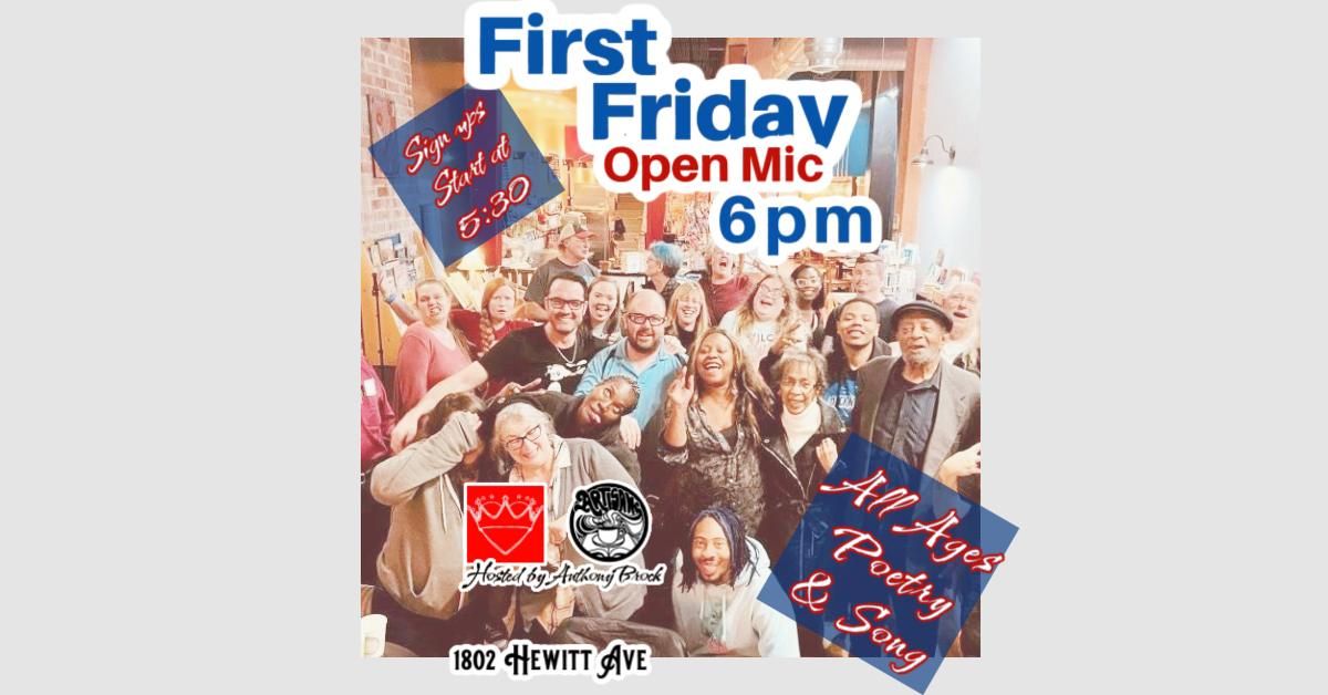 First Friday Open Mic