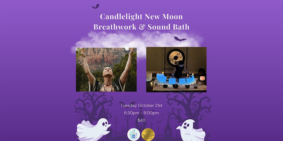 Candlelight New Moon Breathwork & Sound Bath