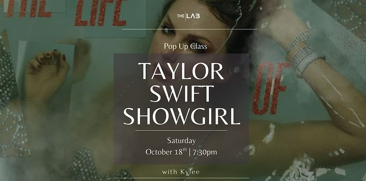Taylor Swift Showgirl Pop Up Dance Class