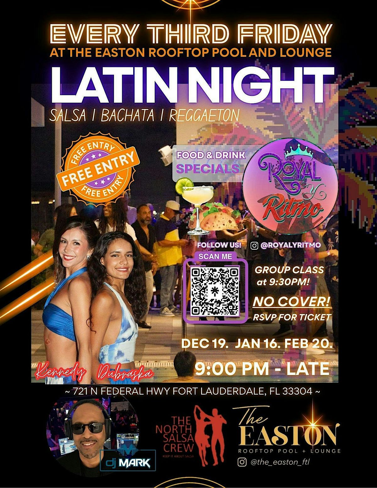 FREE Latin Night at the Easton