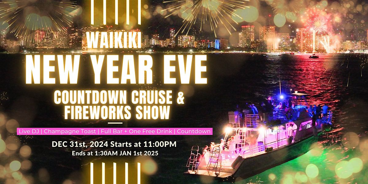 2025 New Year's Countdown Cruise with Fireworks