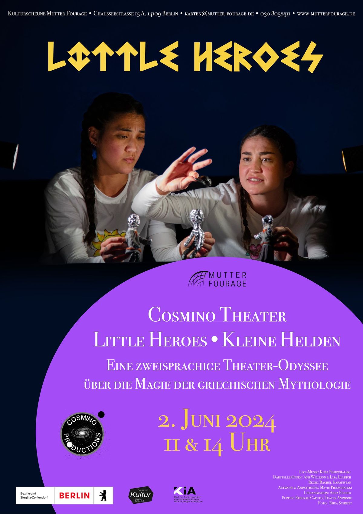 LITTLE HEROES \u2022 KLEINE HELDEN | Cosmino Theater