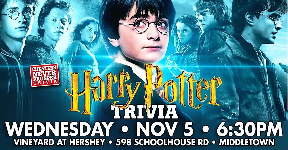 Harry Potter Trivia at The Vineyard at Hershey!