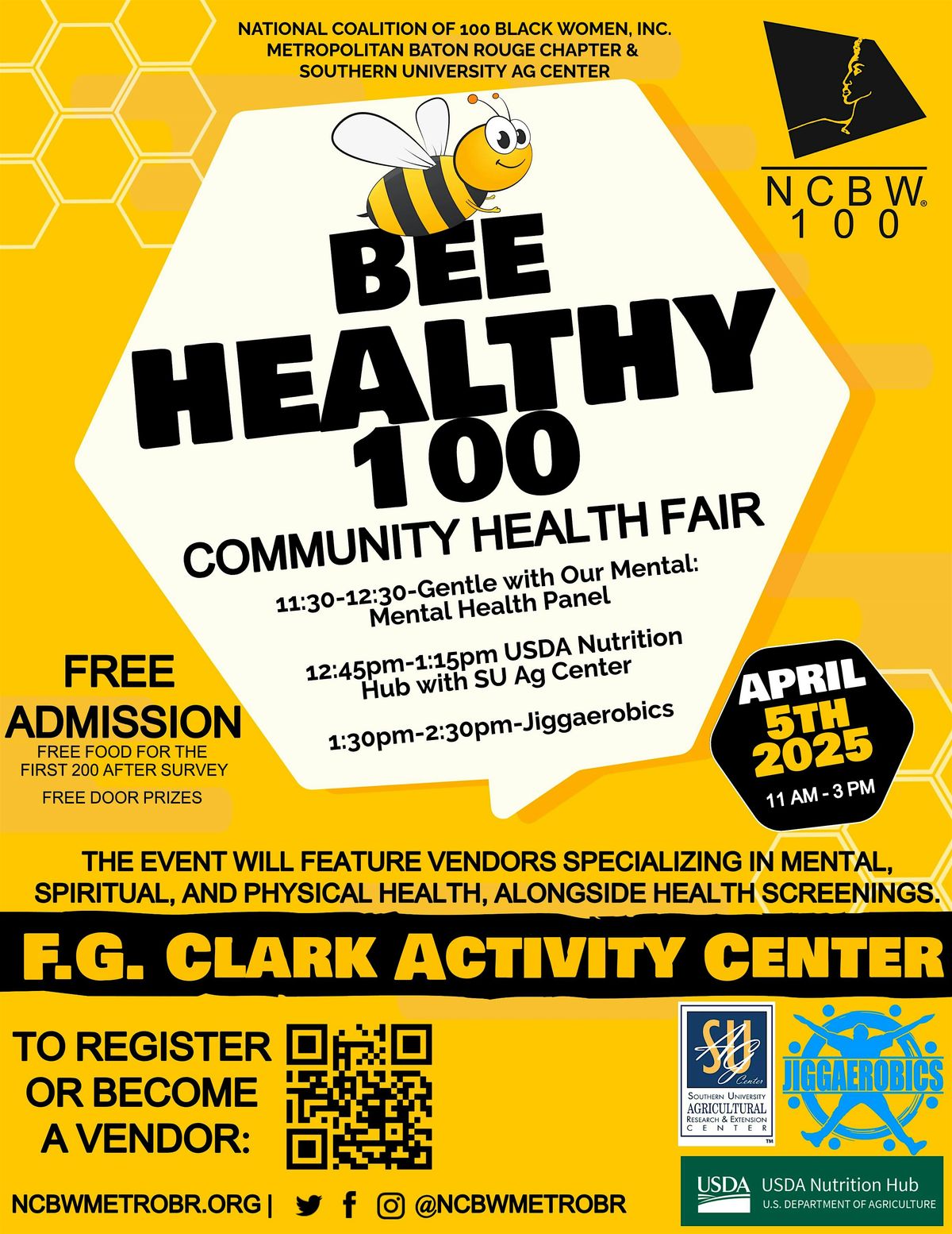 Bee Healthy 100 - 2025 Community Health Fair