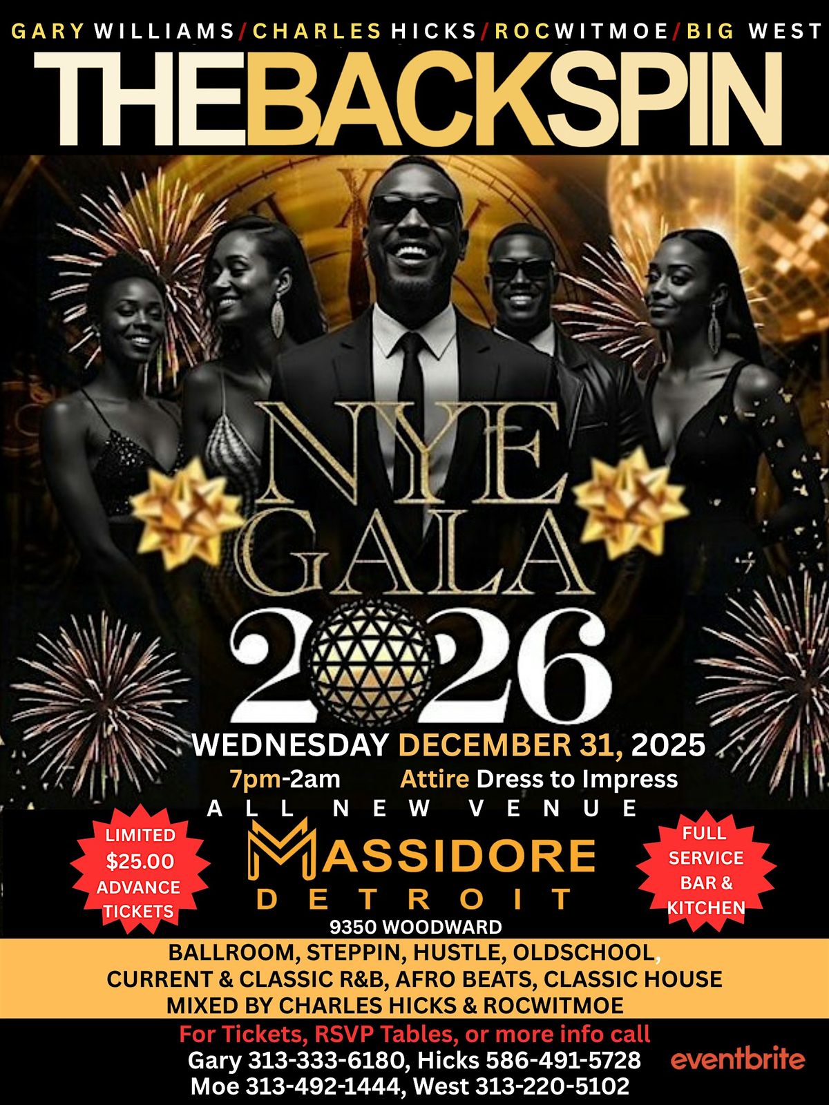 The BACK SPIN New Years Eve Gala