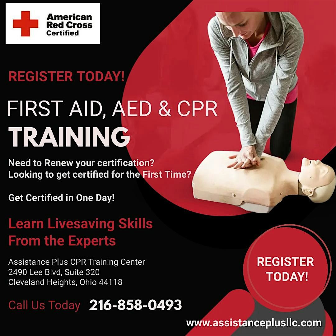 Basic Level Adult & Pediatric FIRST AID, CPR & AED