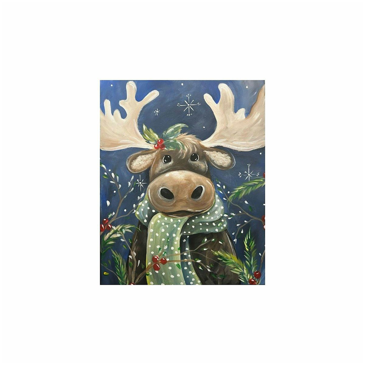 Paint & Create Workshop:  Merry Christ-Moose!
