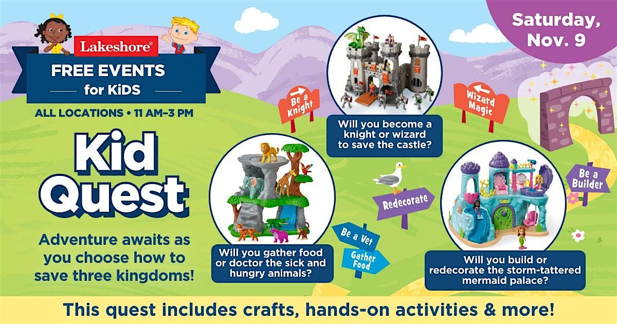 Free Kids Event: Kid Quest (Carson)