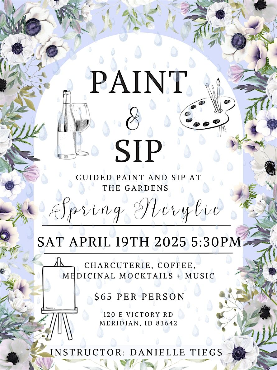 April Showers Paint & Sip