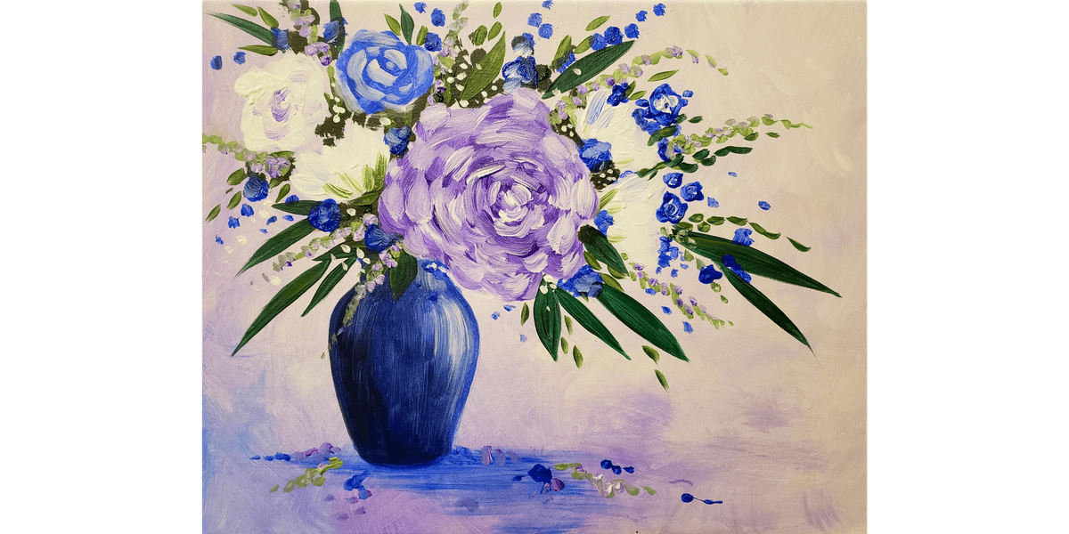 Vibrant Violets - Paint and Sip in Fishkill | Classpop!\u2122