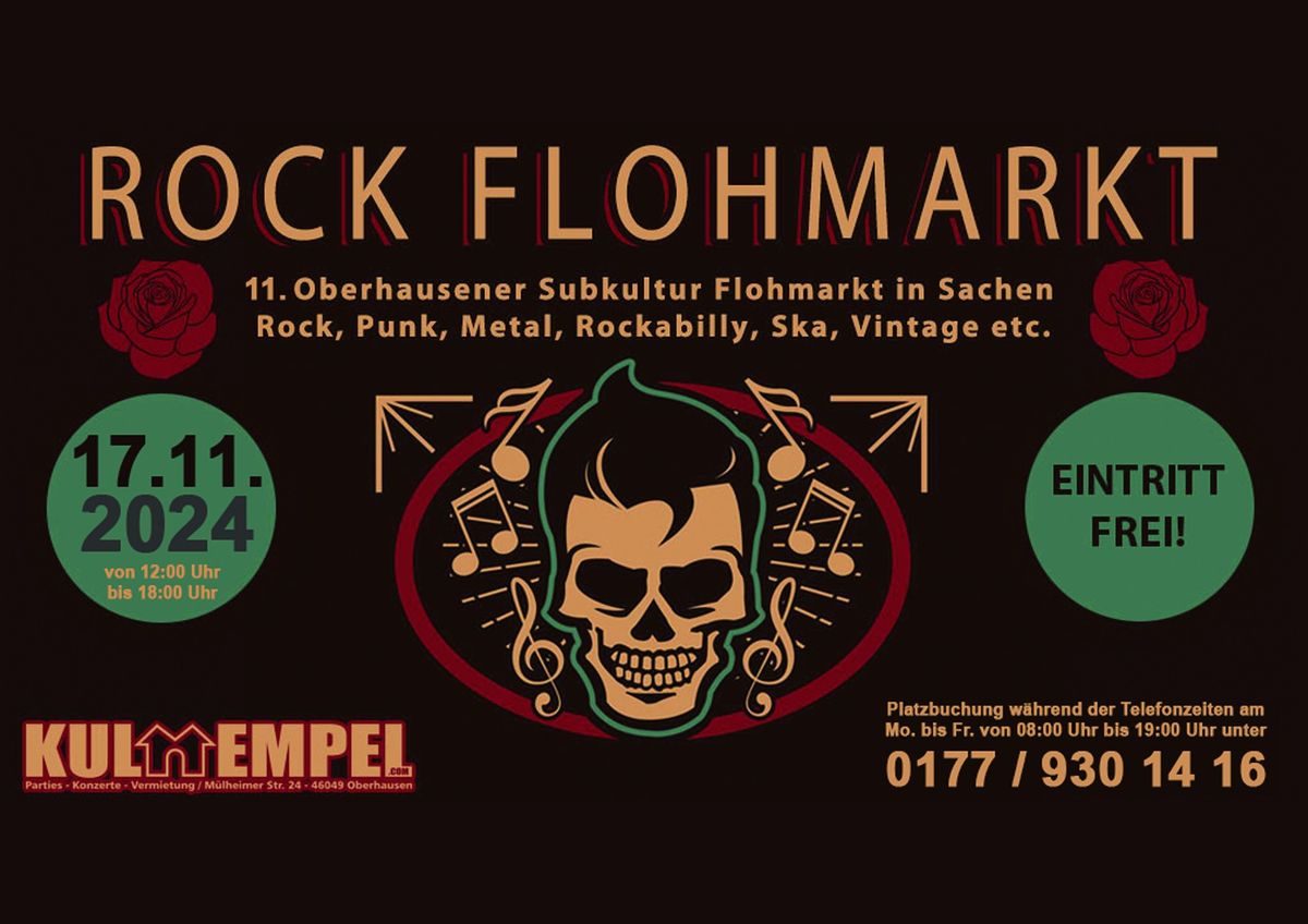 ROCK FLOHMARKT - 11. Oberhausener Subkultur Flohmarkt 