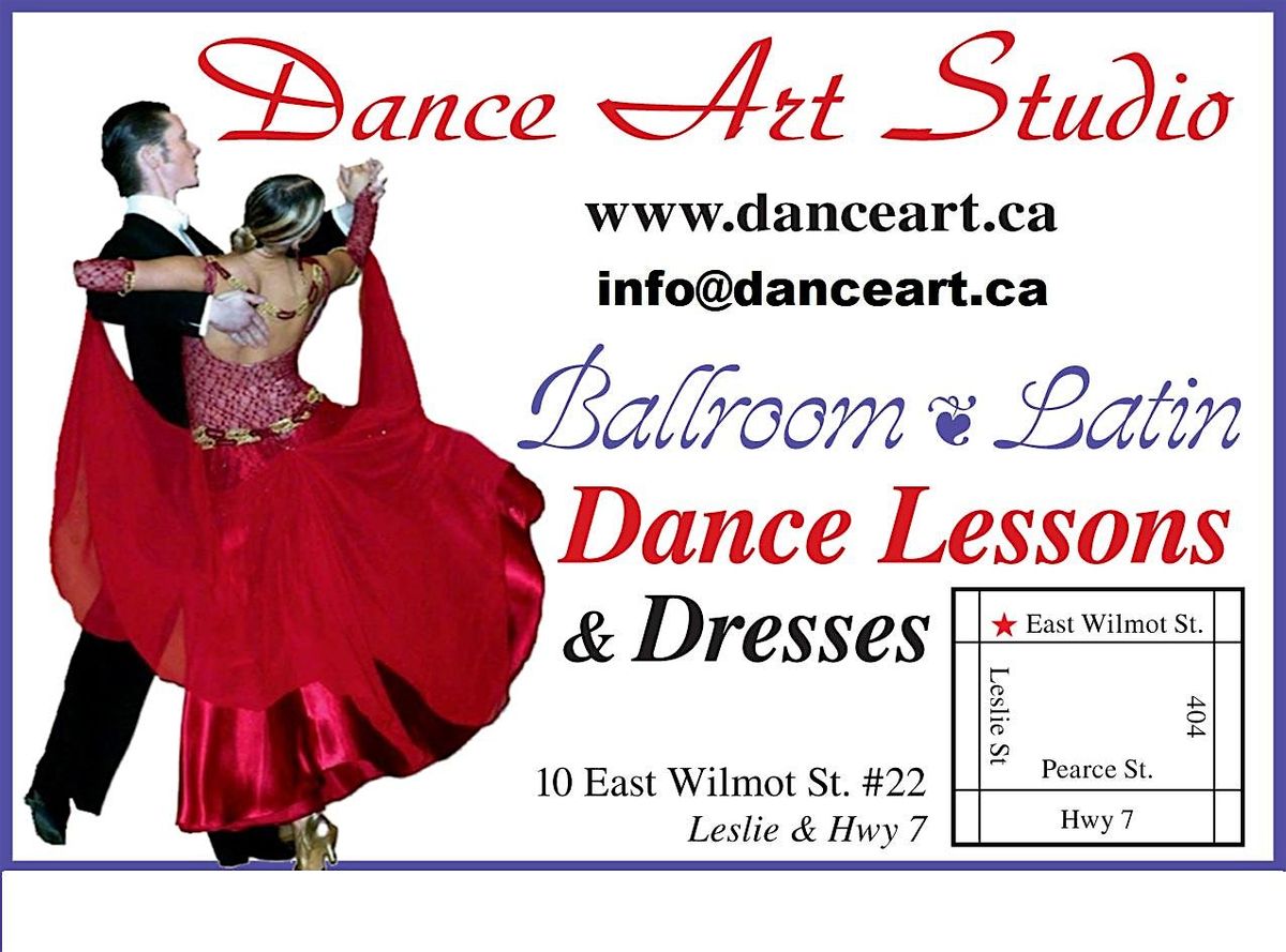 Ballroom and Latin mix semiprivate class every Monday 6-7 pm at hwy 7\/404