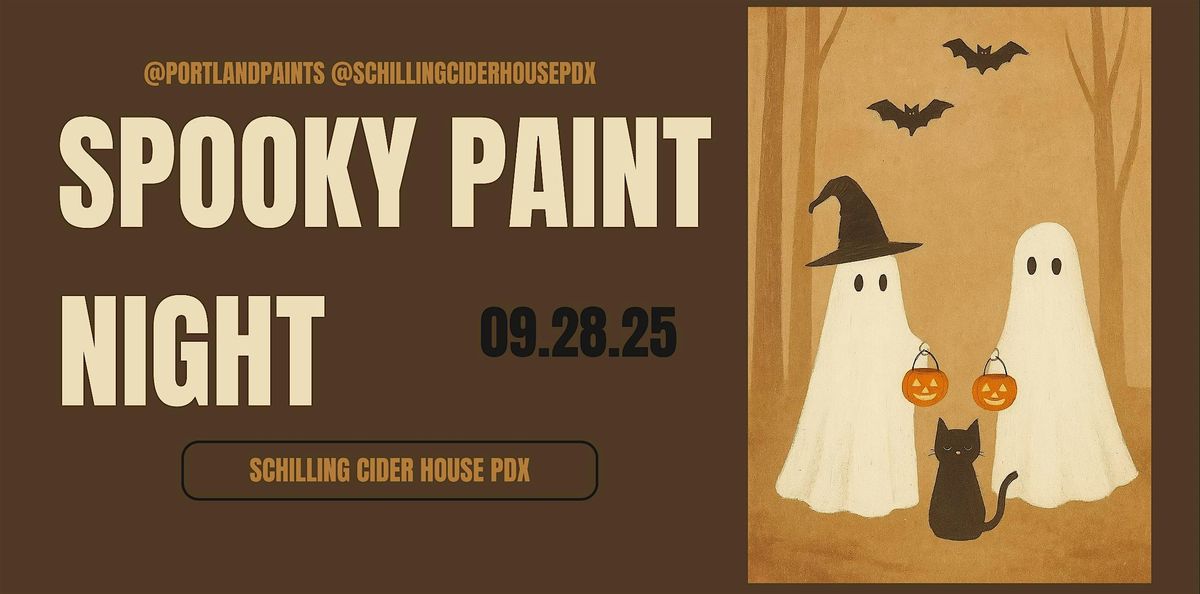 Spooky Paint Night