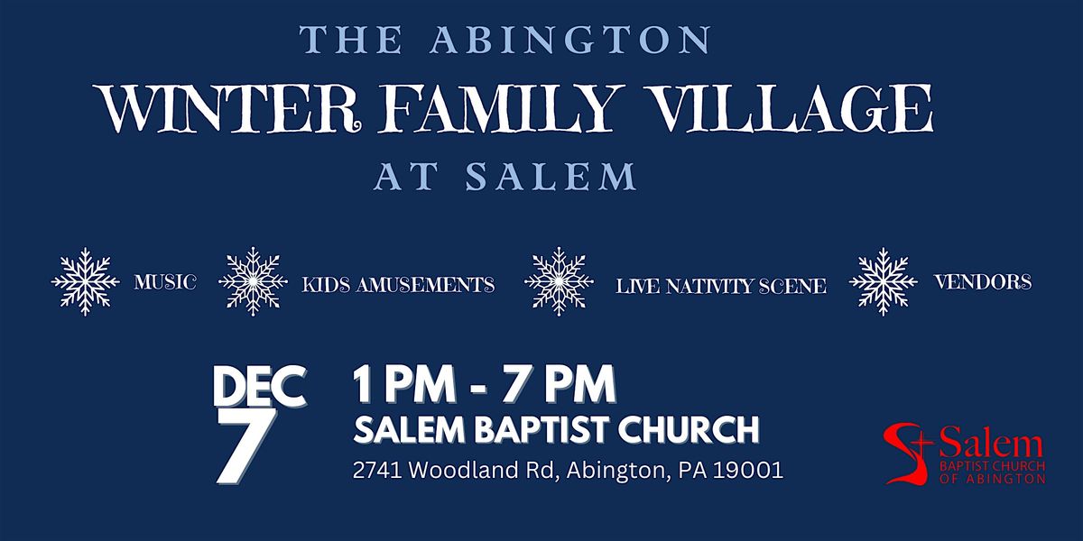 Abington Winter Family Village at Salem